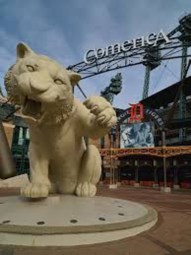  tiger mascot statue